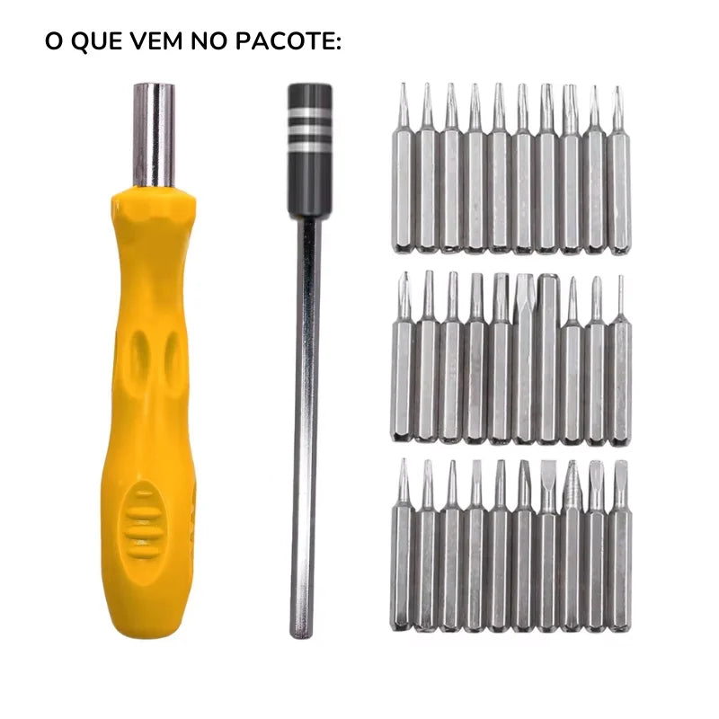 Kit - Chave de Precisão 12 Ponteiras